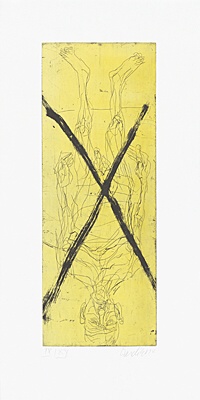 Georg Baselitz, "Avignon dada strip"