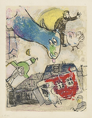 Marc Chagall, "Tu m‘as rempli les mains