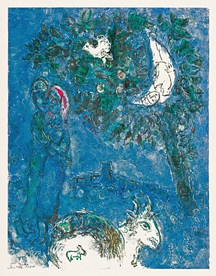 Marc Chagall, "Les paysans de Saint-Jeannet", Gérald Cramer 195