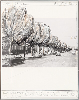 Christo & Jeanne-Claude, "Wrapped Trees",Schellmann 124