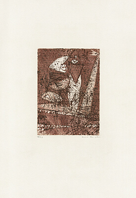 Max Ernst, aus "Mort aux vaches et au champ dhonneur" (Benjamin Péret), Spies/Leppien, Brusberg/Völker 34 B (von F), 70