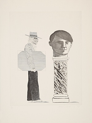 David Hockney, "The student: homage to Picasso", Scottish Arts Council 153