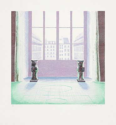 David Hockney, "Two vases in the Louvre",Scottish Arts Council 168