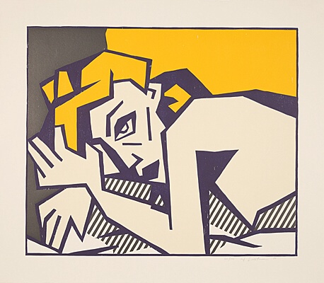 Roy Lichtenstein, "Reclining Nude",Corlett 172