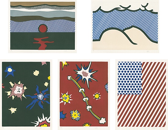 Roy Lichtenstein, "La Nouvelle Chute de l‘Amérique",Corlett 267-276
