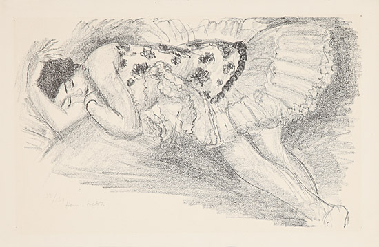 Henri Matisse, "Danseuse" aus "Dix danseuses", Duthuit 485, pl. 91/99
