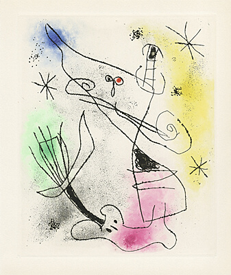 Joan Miró, "Feuilles éparses" (René Crevel), Dupin, Cramer 0119, 99
