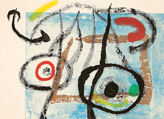 Joan Miró, "L'oiseau de nuit", Dupin 336