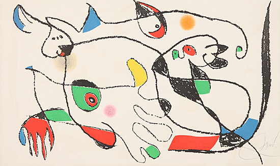 Joan Miró, "Adonides" (Jacques Prévert), Cramer 203, Dupin 878-925
