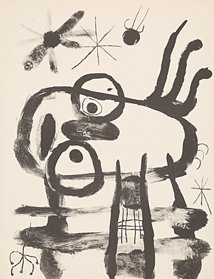 Joan Miró, Blatt 19 aus "Album 19", Mourlot, Cramer 262, 70