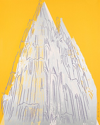 Andy Warhol, "Cologne Cathedral" (Kölner Dom), Feldman/Schellmann II.364